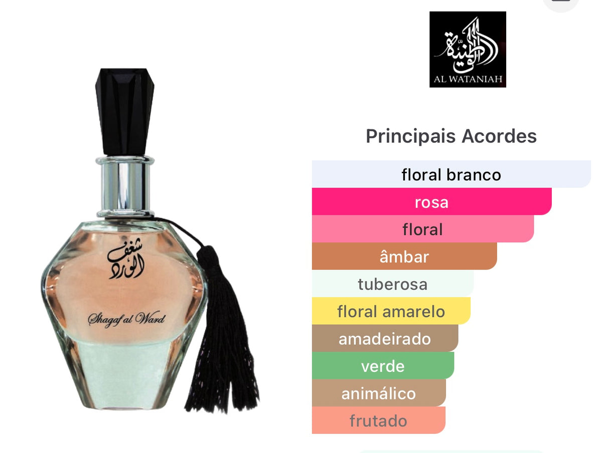 Shagaf Al Ward Al Wataniah Eau de Parfum - Perfume Feminino 100ml