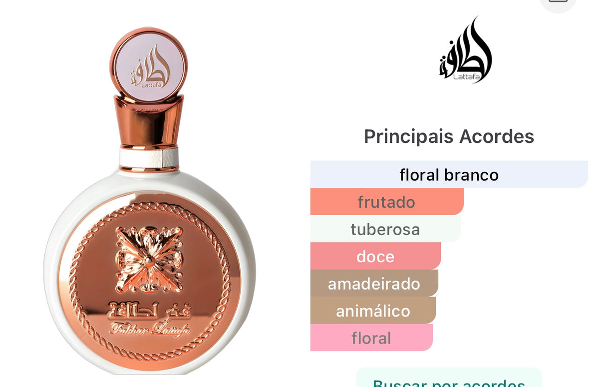 Fakhar Rose Lattafa Eau de Parfum - Perfume Feminino 100ml