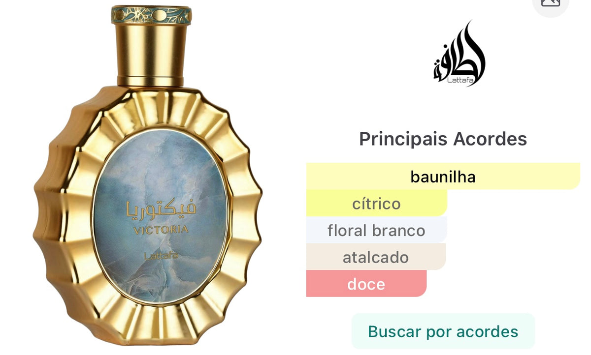 Victoria Lattafa Perfumes Eau de Parfum - Perfume Feminino 100ml