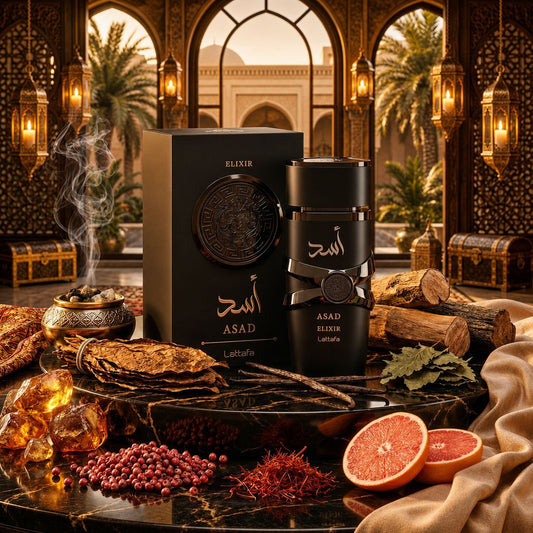 Asad Elixir Lattafa - Perfumes Masculino