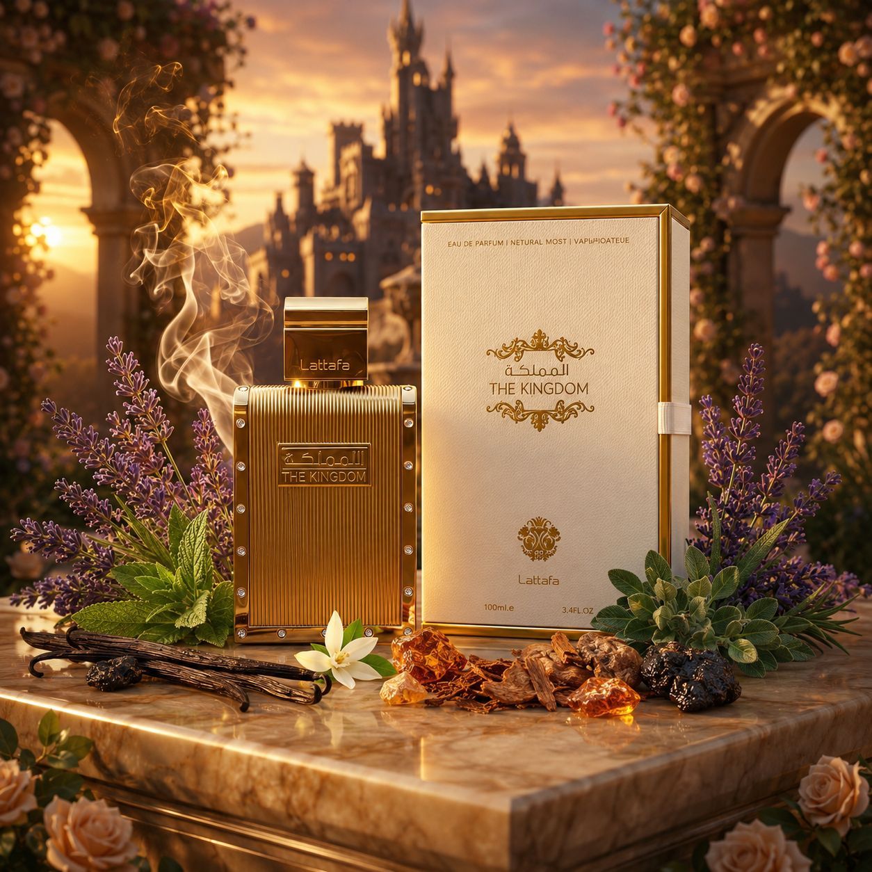The Kingdom For Him Lattafa Perfumes Eau de Parfum - Perfume Masculino 100ml
