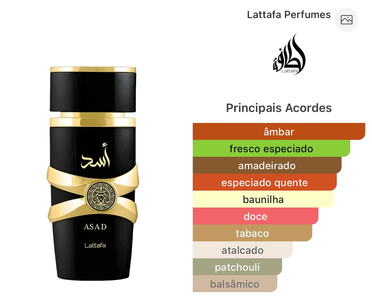 Asad Lattafa - Perfumes Masculino